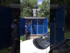 静かな閉ざされた231kVAディーゼル発電機セット 設置と運用 ロシアの地域