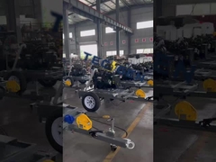 9m マニュアル モバイルライトタワー 4x1000W 投光灯