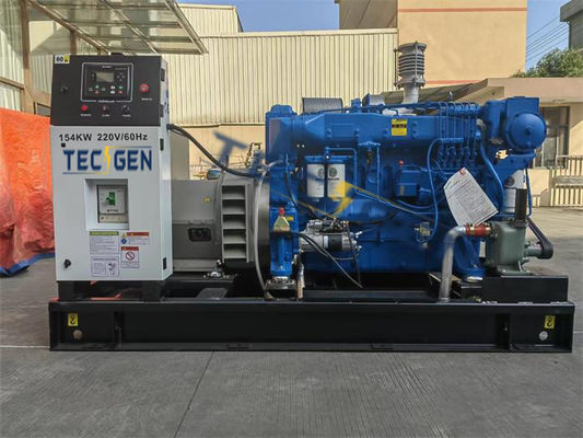 154kw Marine Generator With Sea Water Heater For Continuous Emergency Power