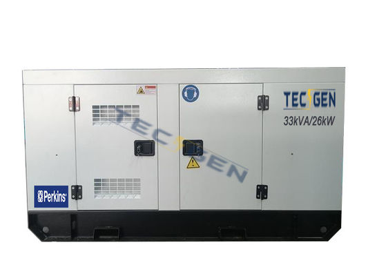 36kVA 29kW Perkins Generator Set With Silent Enclosed Canopy