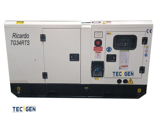 Ricardo diesel generator 31kVA Ricardo diesel engine ZH4102D generator silent enclosed
