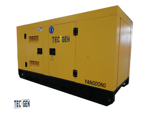 23kW Silent Genset Yangdong Diesel Generator With Silent Enclosed Canopy For Standby