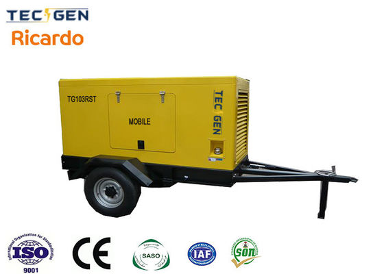 75kW Mobile Trailer Generator Ricardo Generator With Trailer For Easy Moveable Operation