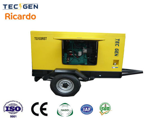 75kW Mobile Trailer Generator Ricardo Generator With Trailer For Easy Moveable Operation