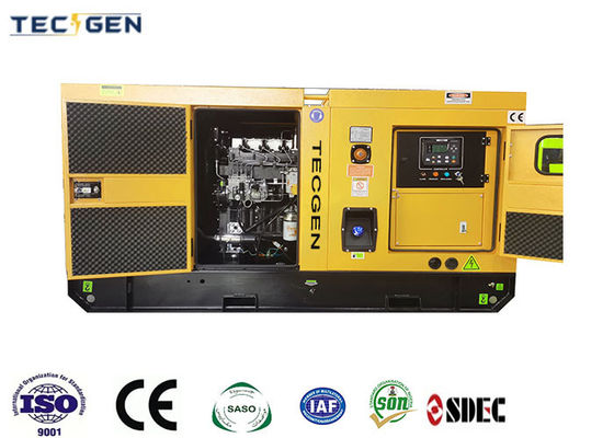 Soundproof 63kVA SDEC Genset 50Hz Diesel Generator With 4 Cylinder Water Cooled Diesel Engine