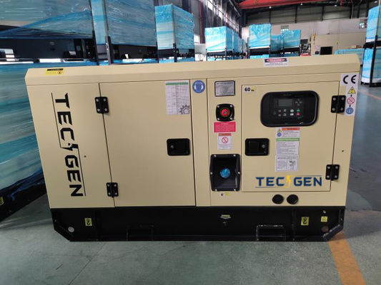 Diesel 27kW Power Genset Silent Power Generator Driven By Baudouin Diesel Engine With Canopy