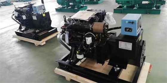 9kW Marine Diesel Generator Set With Sea Water Pump Cooling System Marine USE