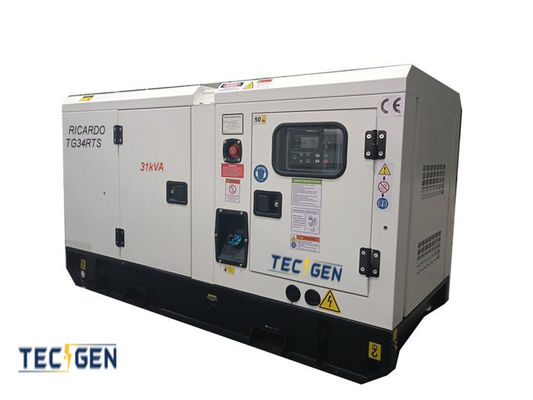 Ricardo diesel generator 31kVA Ricardo diesel engine ZH4102D generator silent enclosed