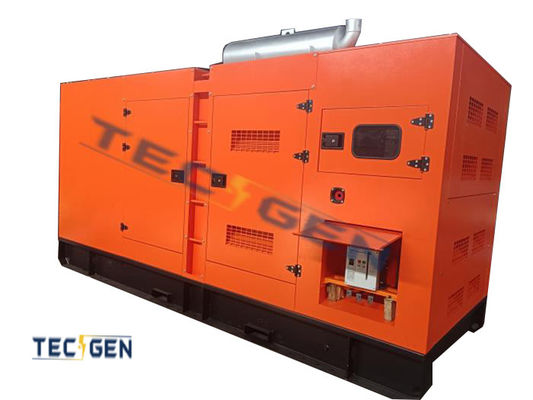 Soundproof 440kW Standby Yuchai Genset Powered By Diesel Engine For Building Power