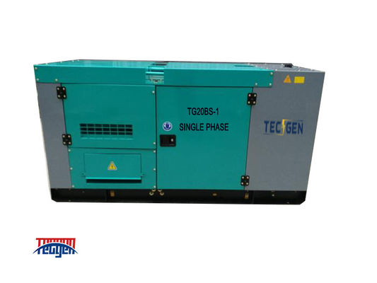 AC Silent Single Phase Diesel Generator Baudouin Generator Set 16kW 20kVA