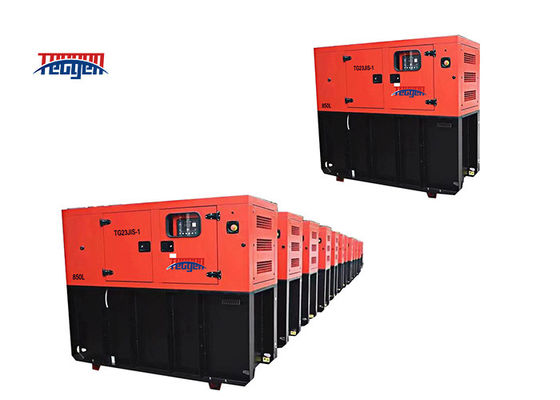 Continuous Single Phase Silent Generator Set Silent Diesel Genset 21kVA With 850L Fuel Tank