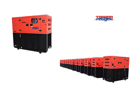 Continuous Single Phase Silent Generator Set Silent Diesel Genset 21kVA With 850L Fuel Tank