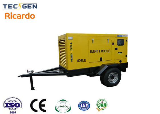 75kW Mobile Trailer Generator Ricardo Generator With Trailer For Easy Moveable Operation