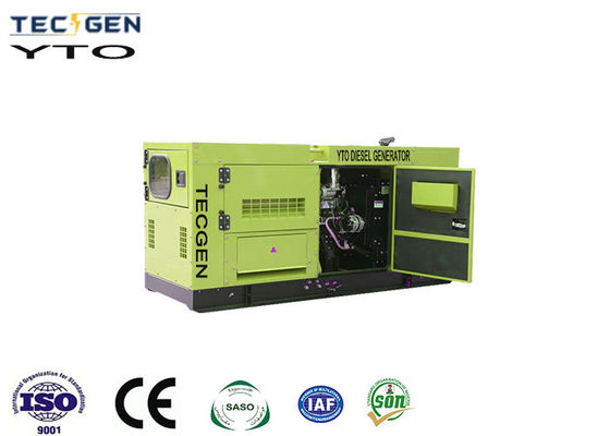 24kW YTO Generators 3 Cylinder Genset With Soundproof Enclosed Canopy For Outdoor Use