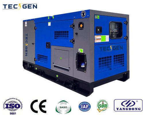 Soundproof 50kVA yangdong genset With Soundproof Canopy For Residential Use