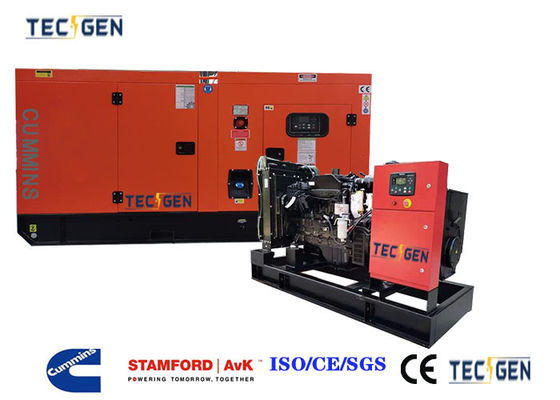 60Hz 72kW power generator silent power genset driven by Cummins engine with integrated fuel tank