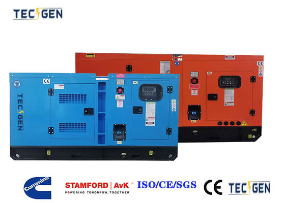 1800rpm 45kVA generating set silent Cummins genset option with mobile type for easy movable
